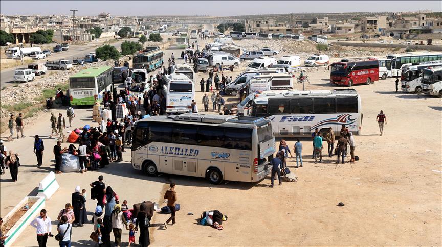 Third convoy sets out from Syria’s Daraa for Idlib