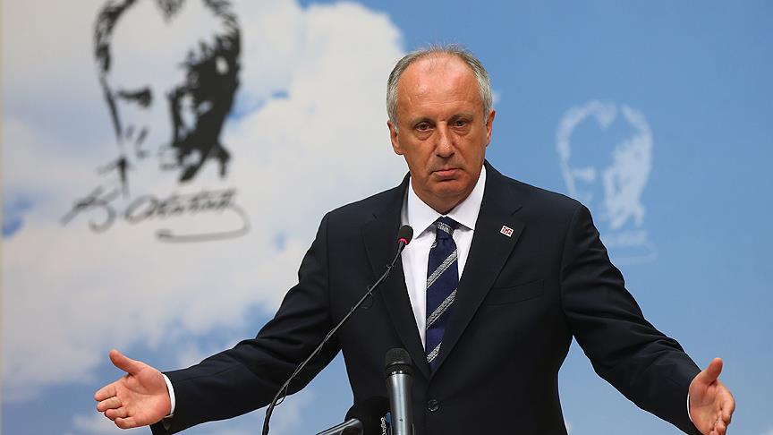 CHP'li Muharrem İnce: O arkadaşlarımın da genel başkanı olacağım