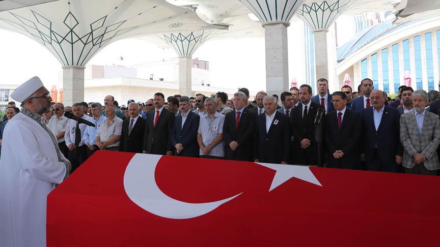 Şehit polis memuru Şahin son yolculuğuna uğurlandı