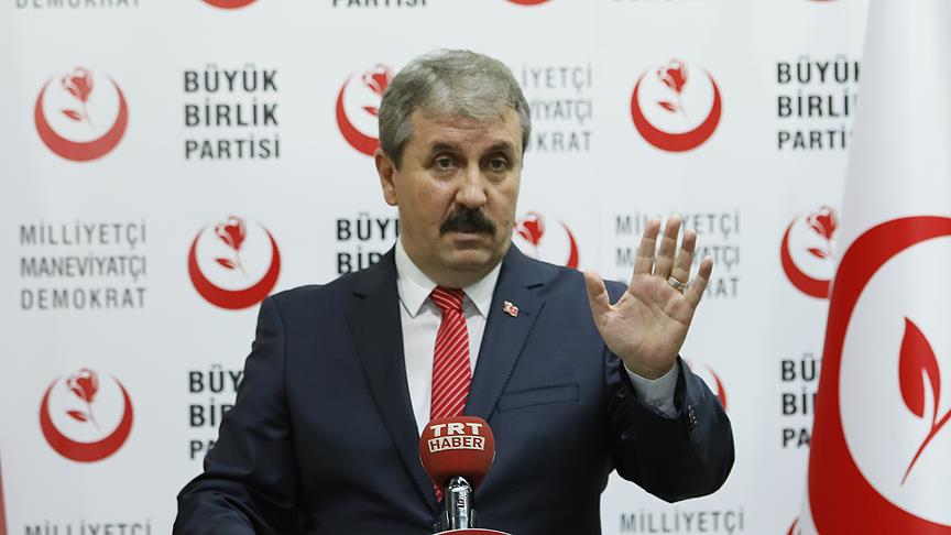 BBP Genel Başkanı Destici: PKK hangi dilden anlıyorsa o dilden konuşmak gerekiyor