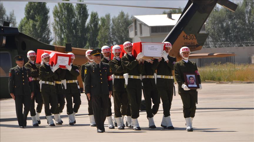 Bodies of mother, baby martyred by PKK reach hometown