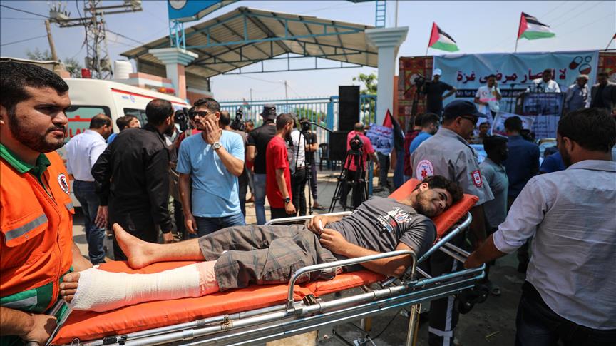Cerca de 155 palestinos son asesinados por soldados israelíes en Gaza