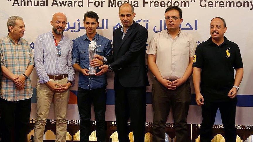 Anadolu Agency cameraman wins top prize in Palestine