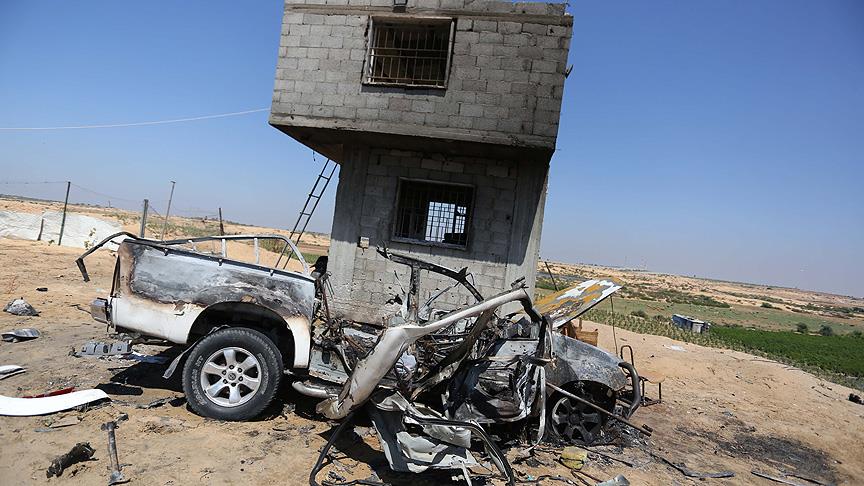  İsrail Gazze'ye hava saldırısı düzenledi: 2 yaralı
