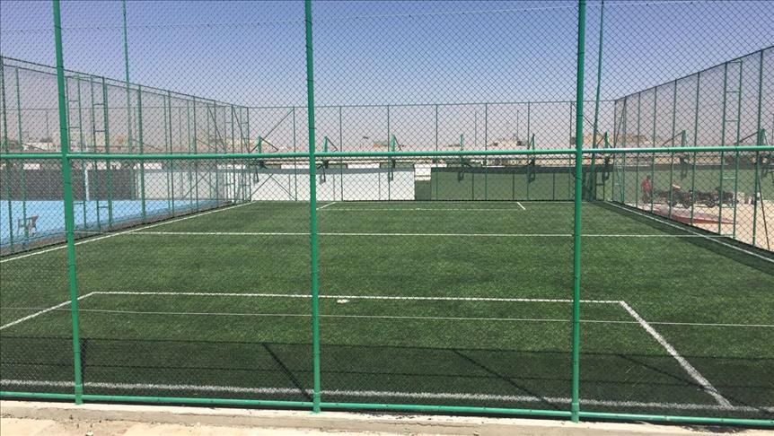 احداث سالن های ورزشی در سوریه توسط ترکیه