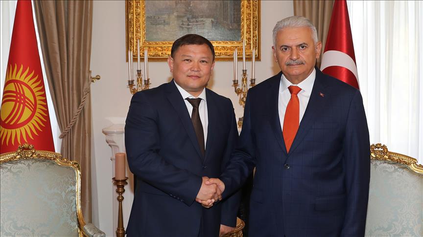 TBMM Başkanı Yıldırım, Kırgız mevkidaşı ile görüştü