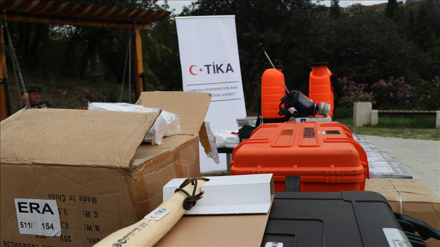 TİKA'dan Gürcistan Milli Botanik Bahçesi'ne ekipman desteği 