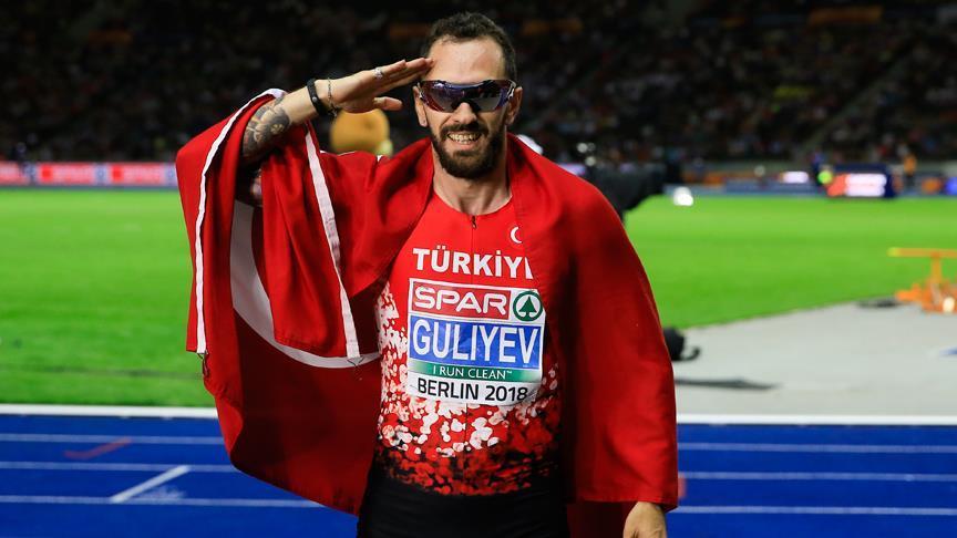 Turkish athlete bags gold medal in men's 200 meters