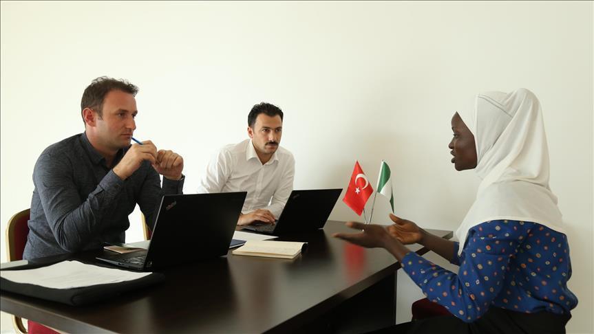 Nigerian students apply for Turkish scholarships
