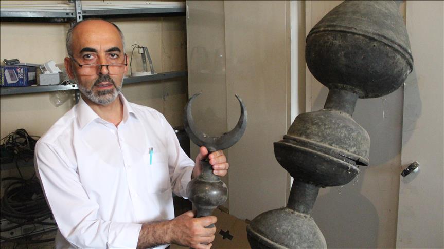 Siirt'teki Ulu Cami'ye ait 750 yıllık alem müzede sergilenecek