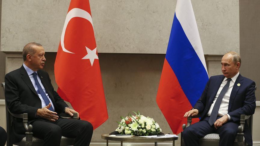 Turkey's Erdogan, Putin discuss economic ties on phone