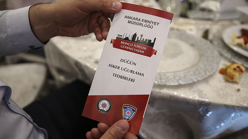 Polisten düğün salonlarında 'maganda' mesaisi