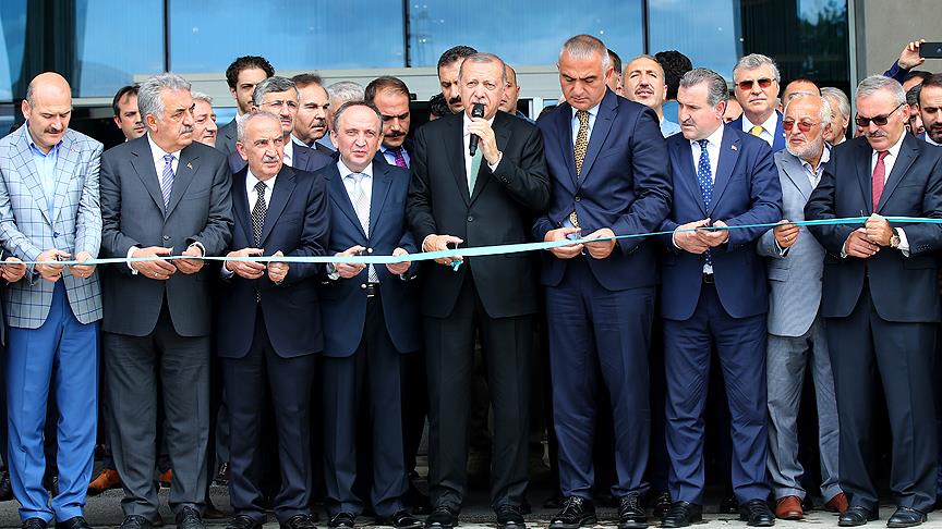 Cumhurbaşkanı Erdoğan Rize'de otel açılışı yaptı