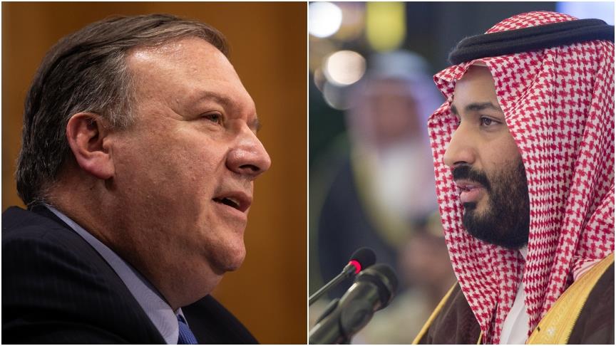 ABD Dışişleri Bakanı Pompeo, Suudi Veliaht Prens Salman ile telefonda görüştü