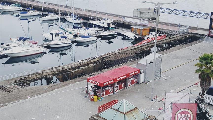 Caída de malecón durante festival en España deja más de 300 heridos