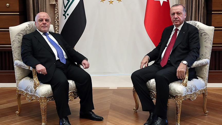 Türkiye Cumhurbaşkanı Erdoğan İbadi'yi kabul etti