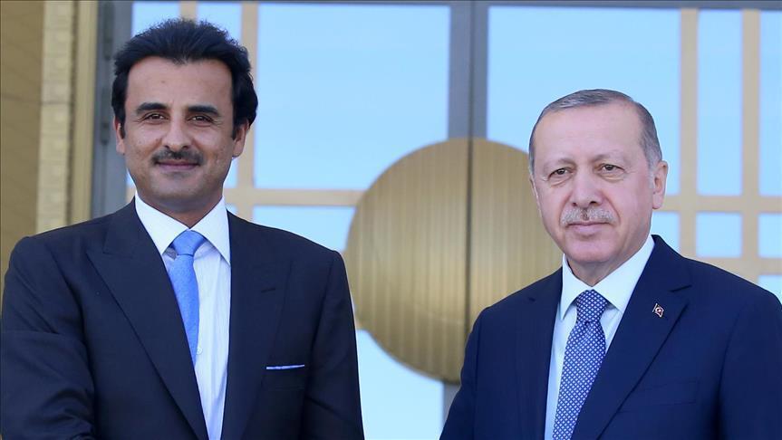 أردوغان يشكر قطر أميرا وشعبا لوقوفهم إلى جانب تركيا