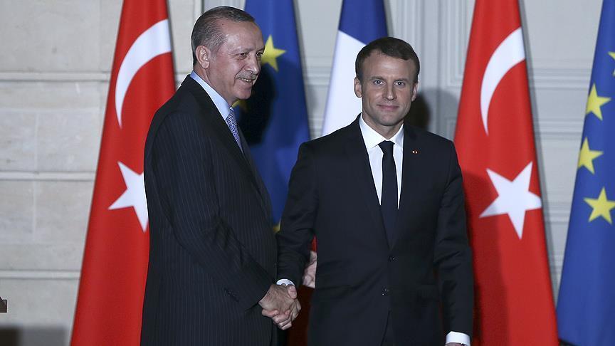 روسای جمهور ترکیه و فرانسه تلفنی گفتگو کردند