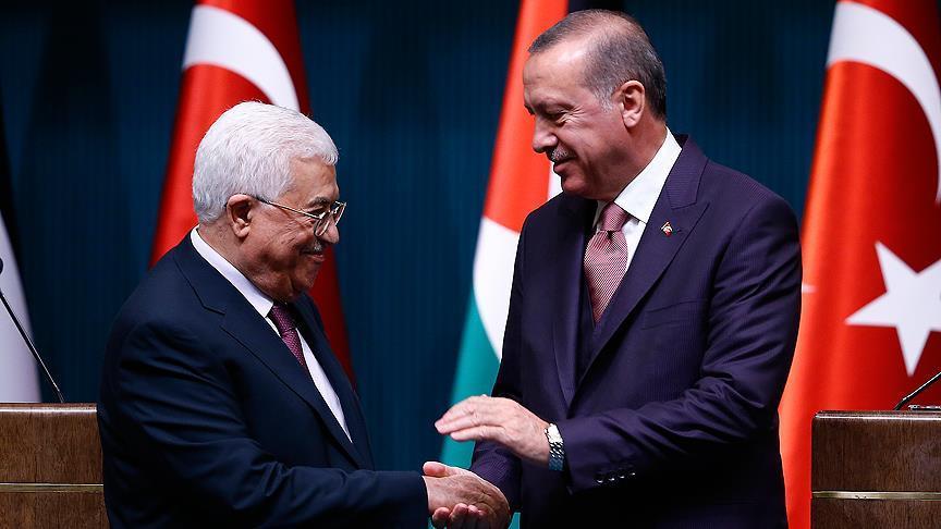 Palestine stands with Turkey: Abbas