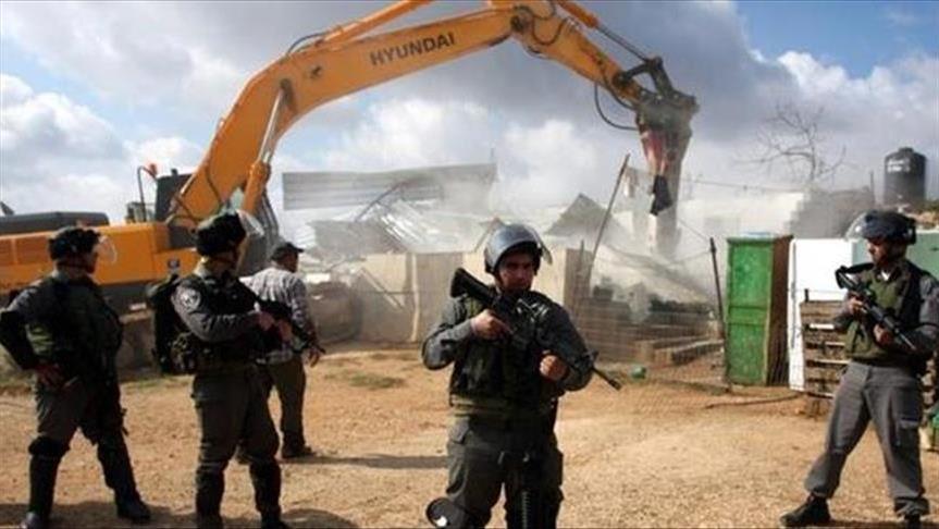 الآليات الإسرائيلية تهدم قرية العراقيب مجددا 