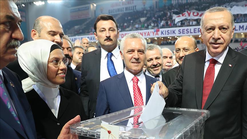 Erdogan reelected as head of Turkey's ruling AK Party
