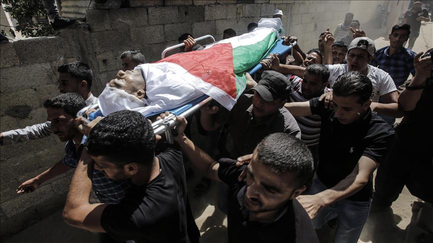 Palestinian martyr laid to rest in Gaza