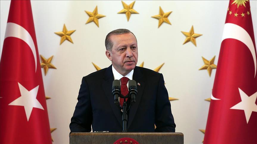Cumhurbaşkanı Erdoğan'dan terörle mücadele kahramanlarına kutlama 