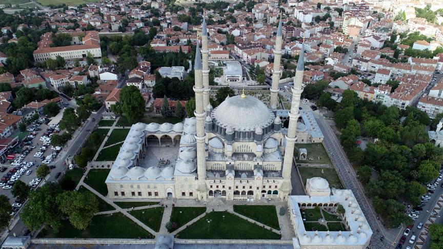 Selimiye Camisi bayram boyunca doldu taştı