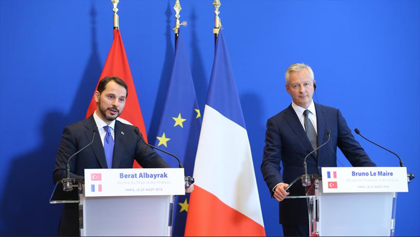 فرنسا ترغب في تعزيز العلاقات التجارية والاقتصادية مع تركيا