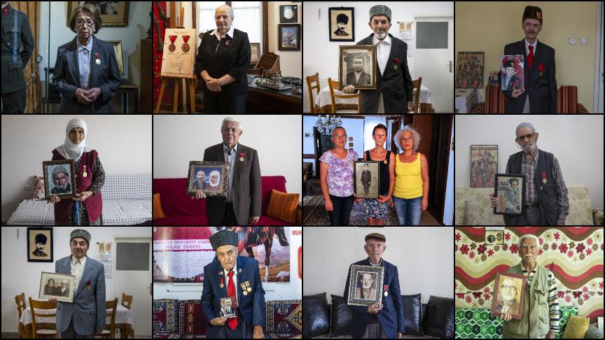 'Babalarının mirası'nı gururla göğüslerinde taşıyorlar