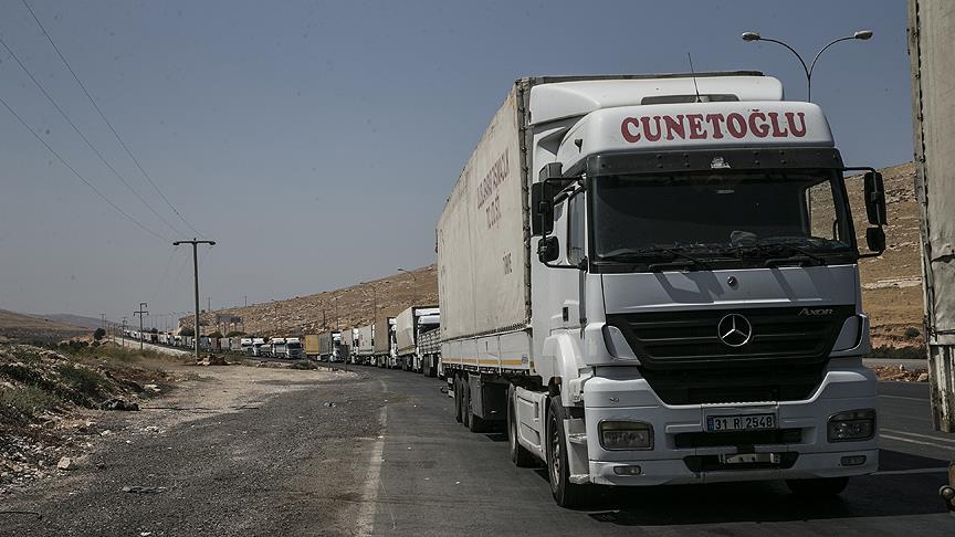 Cilvegözü'nde 5 kilometrelik tır kuyruğu