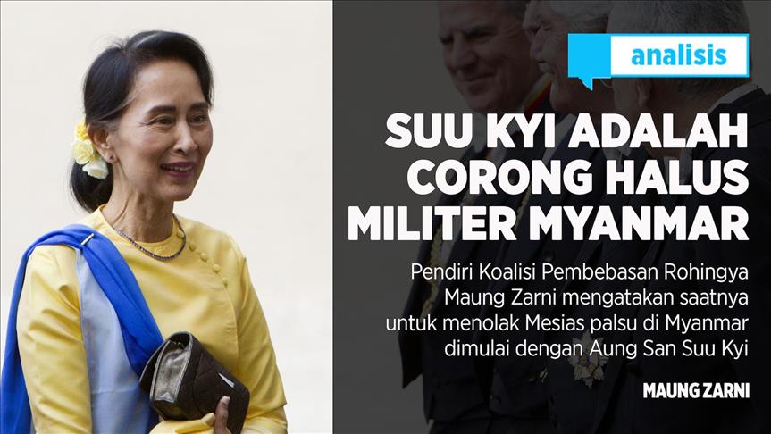 Suu Kyi adalah corong halus militer Myanmar