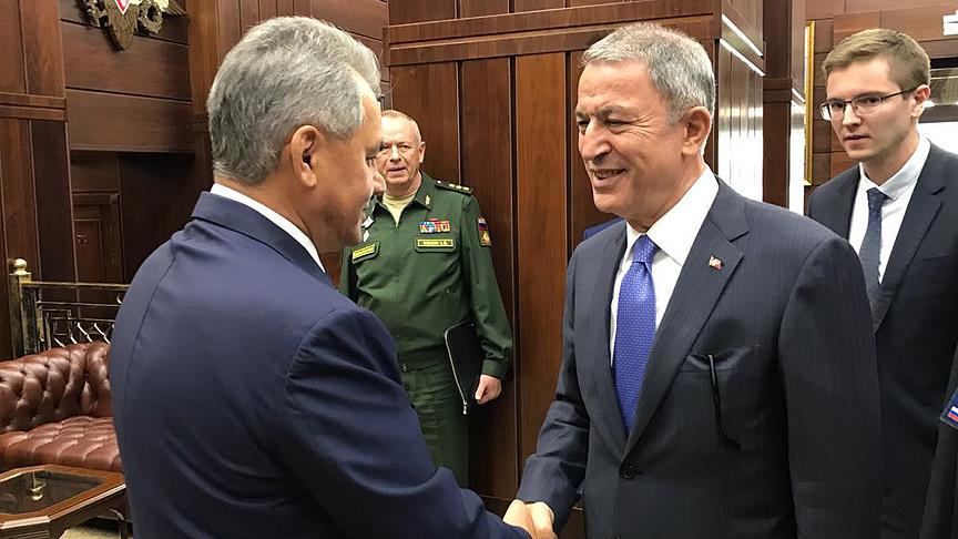 Milli Savunma Bakanı Akar, Rus mevkidaşıyla görüştü Milli Savunma Bakanı Akar, Rus mevkidaşıyla görüştü