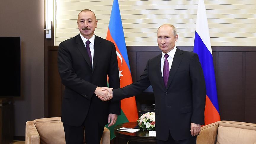 Azerbaycan Cumhurbaşkanı Aliyev Putin'le görüştü