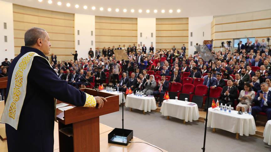Cumhurbaşkanı Erdoğan: Kırgızistan ile ilişkilerimizi FETÖ gölgesinden kurtararak geliştireceğiz