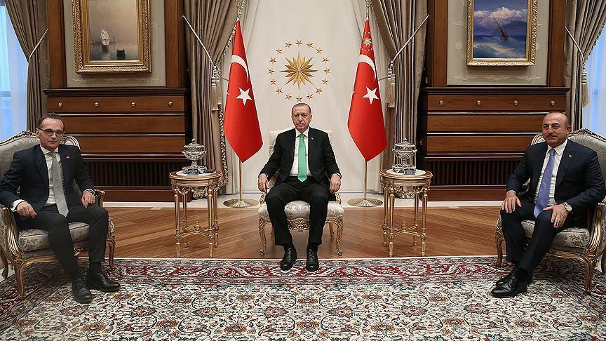 Эрдоган принял главу МИД ФРГ