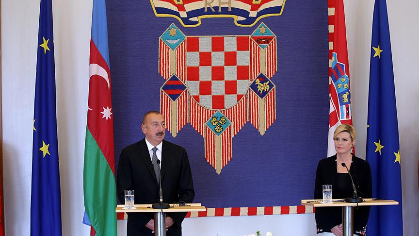 Hırvatistan Cumhurbaşkanı Kitarovic: Hırvatistan, Azerbaycan'ın dostu olmaya devam edecek