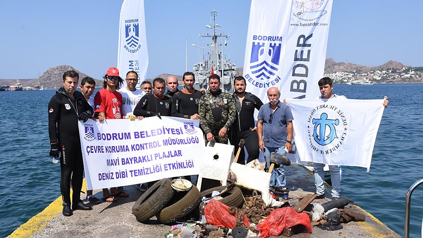 Balık avı festivali, deniz dibi temizliğiyle başladı