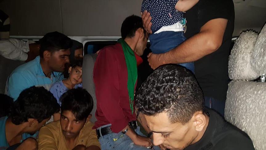 Over 200 irregular migrants held in Turkey