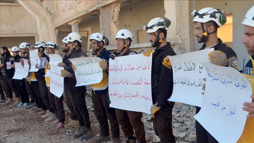 Cascos Blancos, objetivo de aviones rusos y el régimen sirio en Idlib
