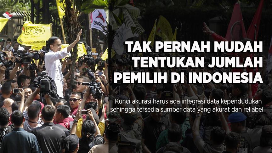 Tak pernah mudah tentukan jumlah pemilih di Indonesia