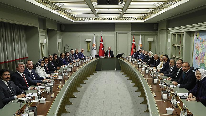 AK Parti MYK Erdoğan başkanlığında toplanacak
