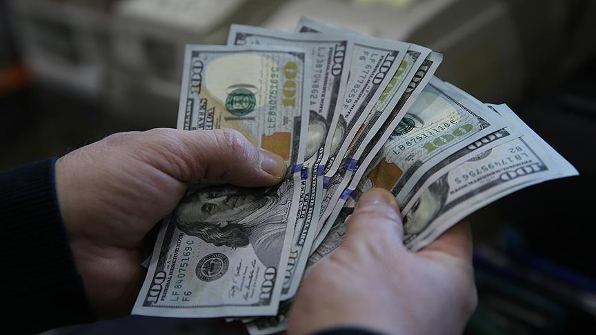 USD/TRY exchange rate at two-week low