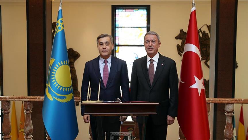 Turkey's defense minister meets Kazakh counterpart