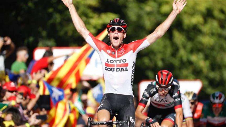 El belga Jelly Wallays ganó la etapa 18 de la Vuelta a España
