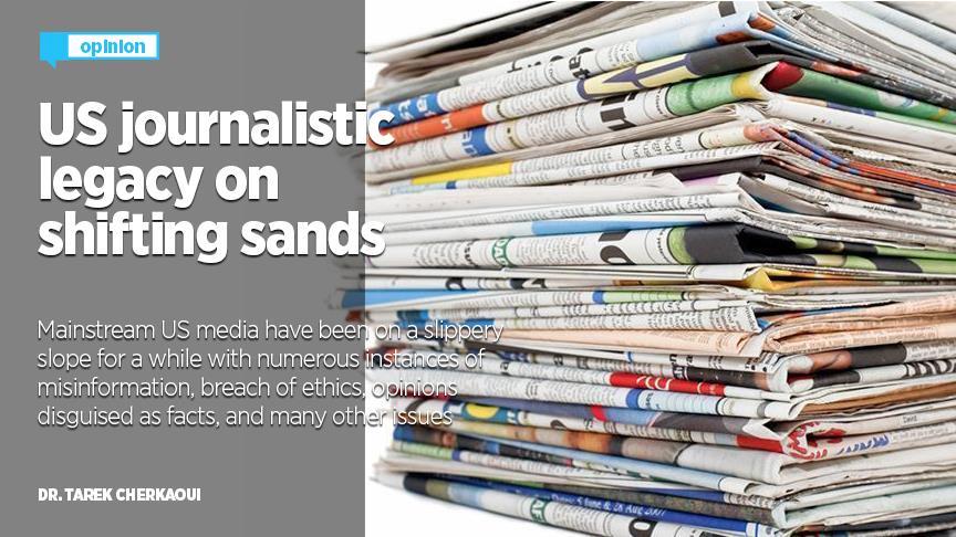 US journalistic legacy on shifting sands