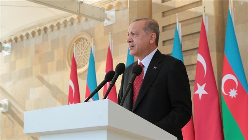 Erdogan: Solving Upper Karabakh issue is 'sine qua non'