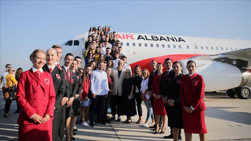 Albania’s national airline makes maiden flight
