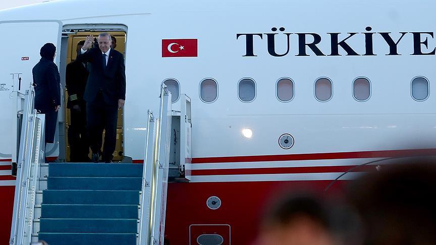 Эрдоган отбыл из Азербайджана