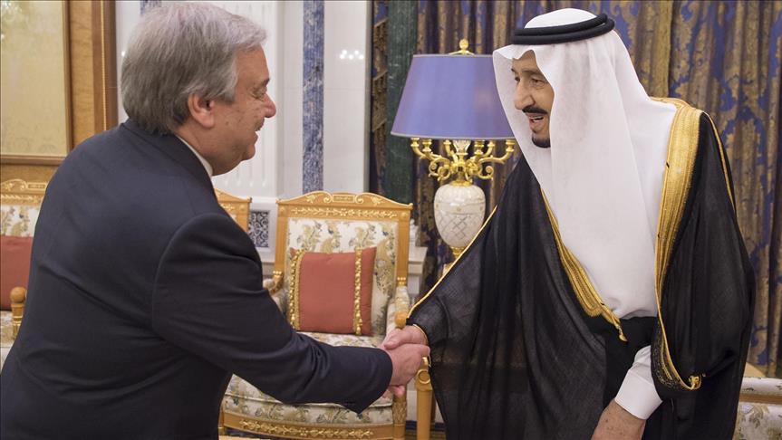 Saudi King, Guterres discuss global peace, stability